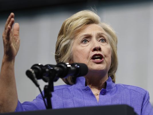 Hillary Clinton speaks in Scranton Pa. on Aug. 15 2016