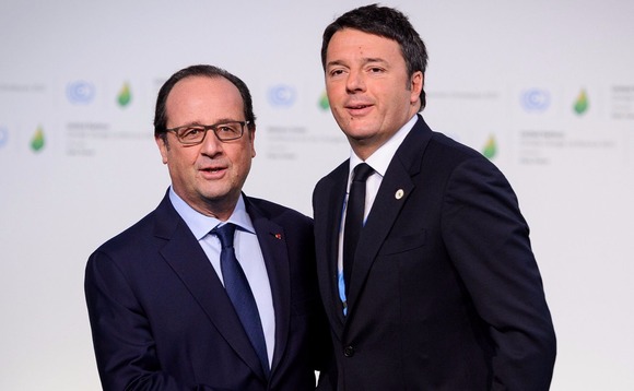 Hollande and Renzi hope talks would improve co-operation among EU member states