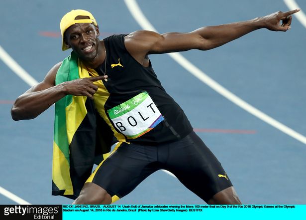 Watch Usain Bolt become the first man to win triple Olympic 100 metres gold