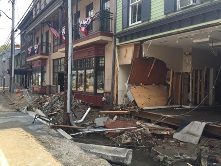 Virtually every home or business along Main St. sustained at least some damage and the cost of repairs could reach the hundreds of millions of dollars said Howard County Executive Allan Kittleman