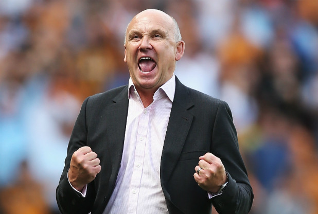 Hull's caretaker boss Mike Phelan at the final whistle