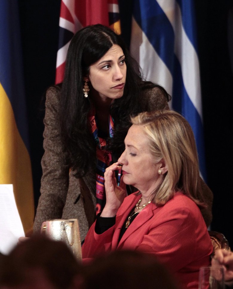 Huma Abedin top was Hillary Clinton’s deputy chief of staff when she was the secretary of state