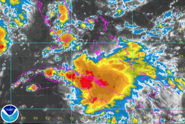 Tropical disturbance moving toward Bahamas, likely to become 'Hermine'