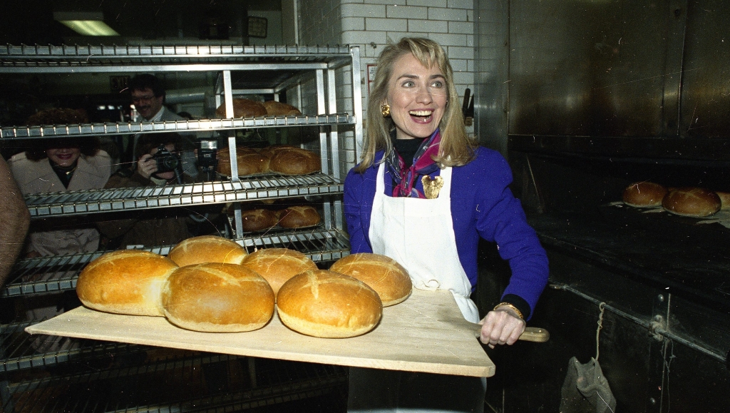 'I suppose I could have stayed home and baked cookies