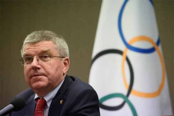 IOC President Thomas Bach made an appeal for unity in a troubled world on Friday