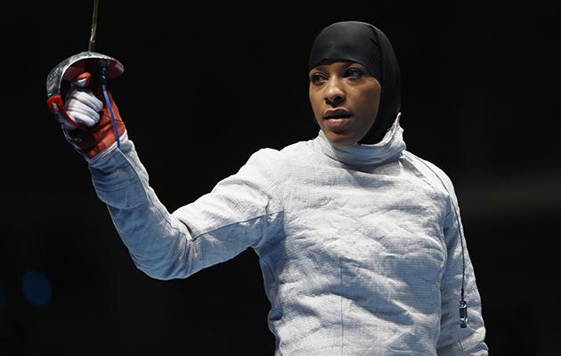 Ibtihaj Muhammad has become the first ever American to wear a hijab while competing in the Olympics