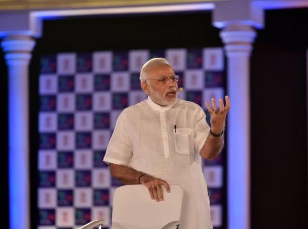 Prime Minister Narendra Modi at the second year anniversary celebrations of MyGov in New Delhi on Saturday