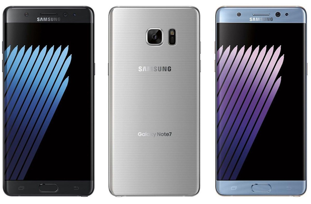 Galaxy Note 7 3 colors