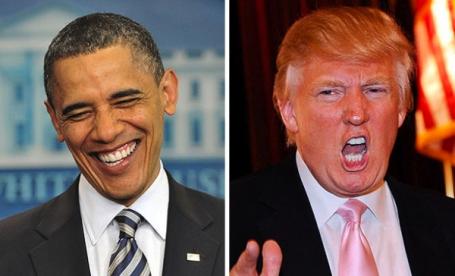 Image Text
 ALLEGATION President Obama and Donald Trump