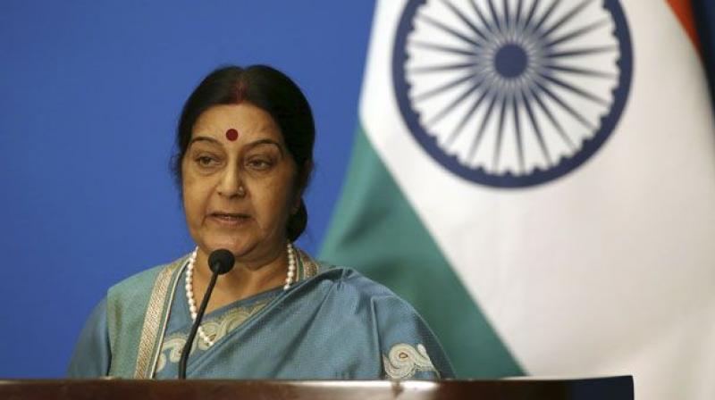 Indian External Affairs Minister Sushma Swaraj