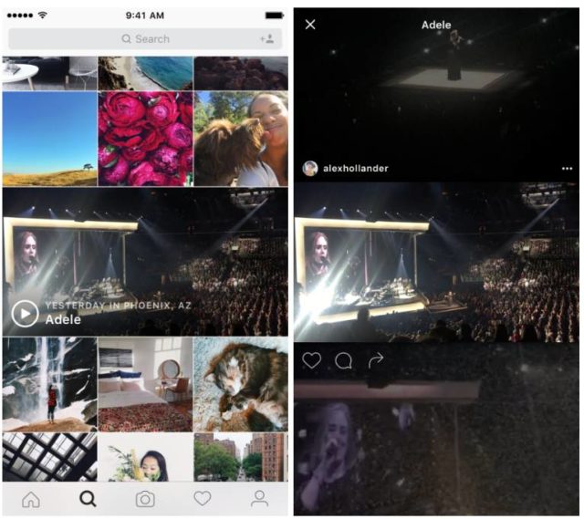 Instagram adds an Events channel to show you the best videos from concerts and sporting events