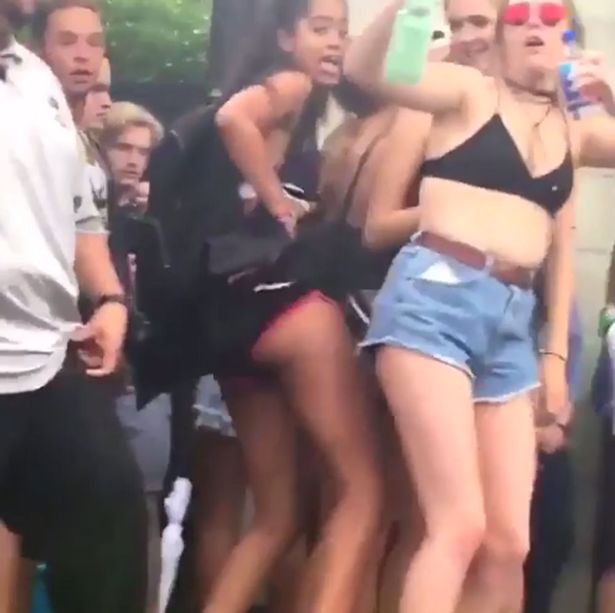 Malia Obama twerks at a festival