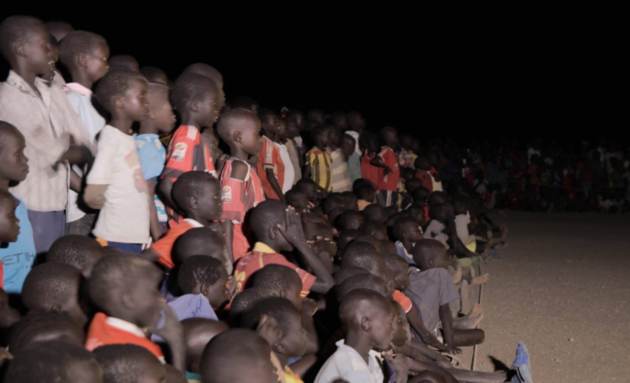 International Olympic Committee
Children at the Kakuma camp cheer on their team