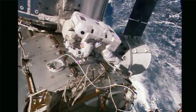 NASA Astronauts Successfully Install New Docking Port on International Space Station