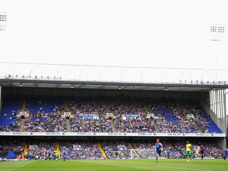 Arrests were made at the Portman Road fixture