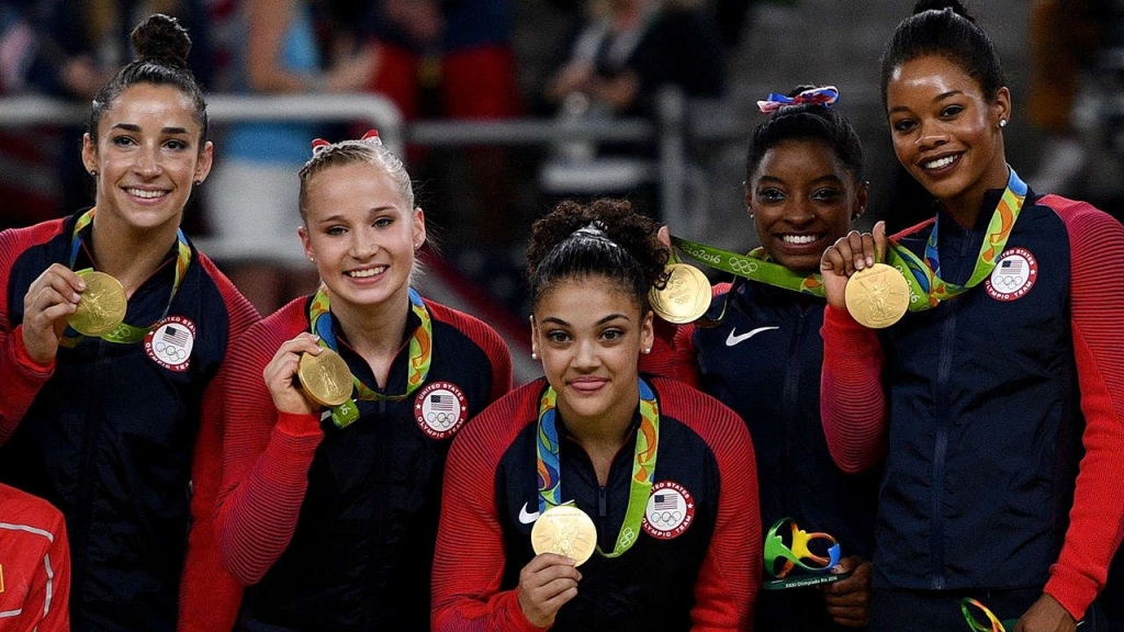 USA women romp to Rio Olympics gymnastics team gold