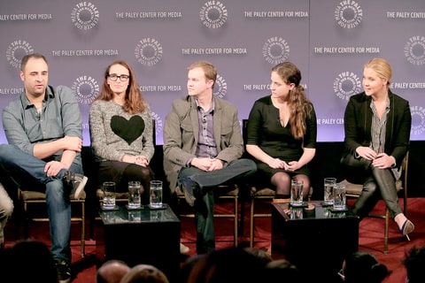 Writers Kurt Metzger Jessi Klein Co Creator and producer Dan Powell Kim Caramele and Amy Schumer during the panel discussion of the