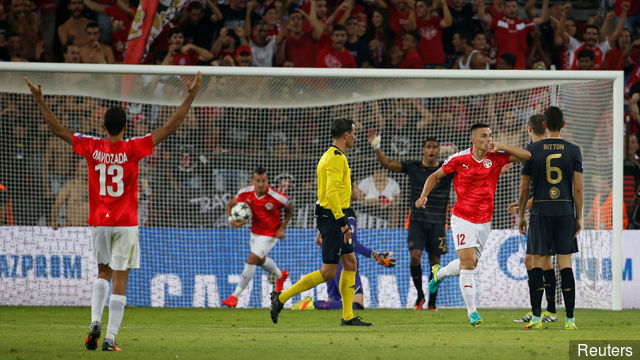 Football Soccer- Hapoel Be'er Sheva v Celtic- UEFA Champions League Playoff Second Leg- Turner Stadium Beersheba Israel