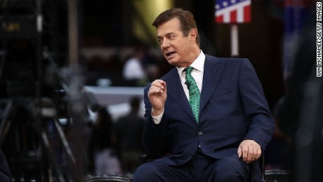 CLEVELAND OH- JULY 17 Paul Manafort campaign manager for Republican presidential candidate Donald Trump is interviewed on the floor of the Republican National Convention at the Quicken Loans Arena