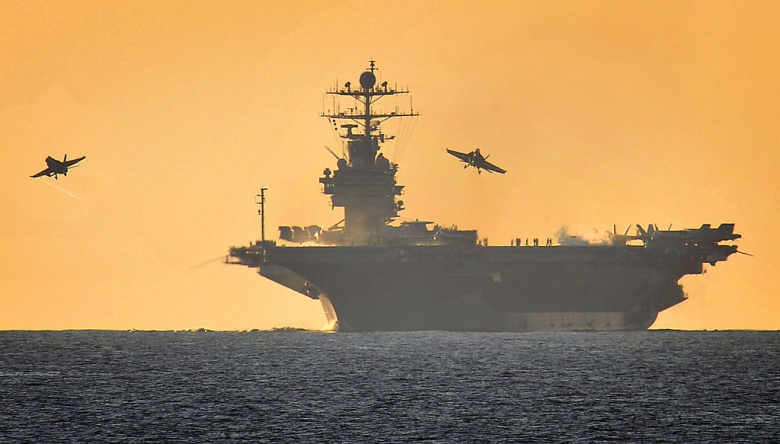 Nimitz-class aircraft carrier USS Harry S Truman. Wikimedia Commons  UK Ministry of Defence