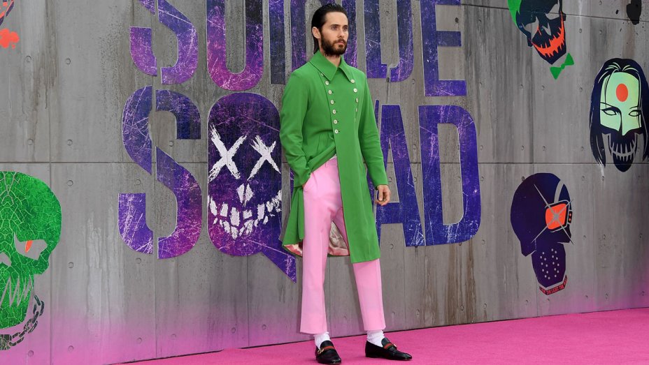 Jared Leto in Gucci at the European premiere of 'Suicide Squad&#039 in London                  Stuart C. Wilson  Getty Images