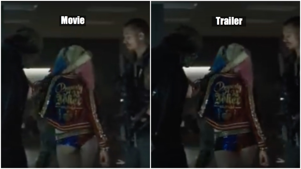 People are suggesting that Margot Robbie's hot pants were photoshopped for Suicide Squad