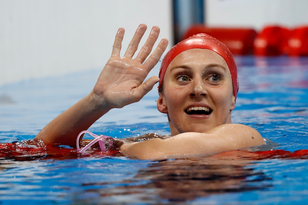 Jazz Carlin wins second silver in the women's 800m freestyle as Ledecky smashes world record