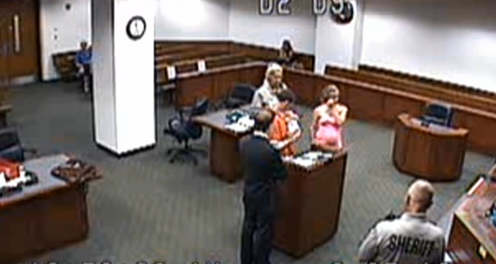 Watch: Judge Amber Wolf Allows Inmate To See Son For The First Time