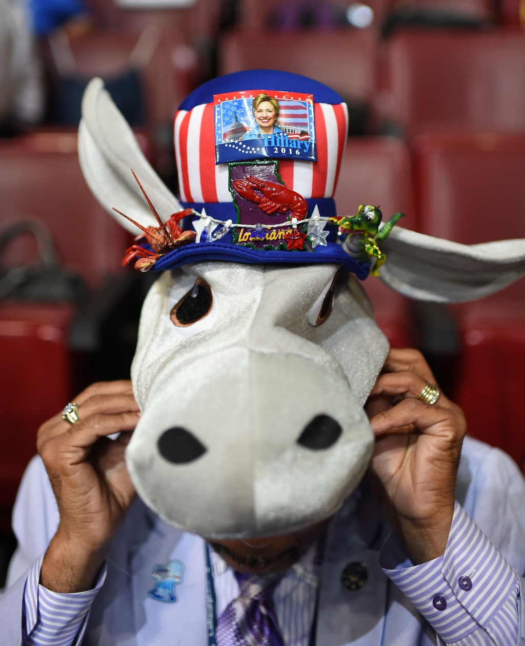 Jen Mc Guire2 hours ago Which Celebrities Are Protesting The DNC? Be Prepared For Some Drama     ROBYN BECK  AFP  Getty Images