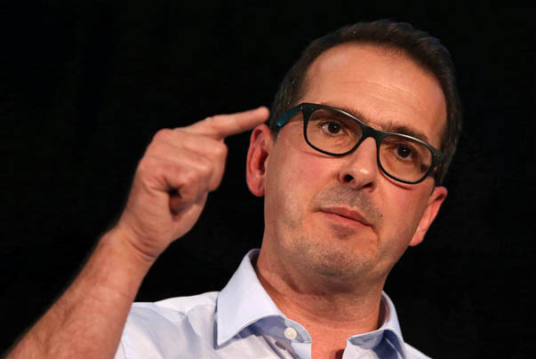 Britain's opposition Labour Party leadership candidate Owen Smith speaks at a rally in London Britain