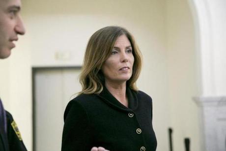 Pennsylvania Attorney General Kathleen Kane left the courtroom Monday after closing arguments in her trial