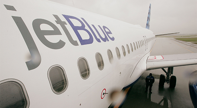 JetBlue says the plane landed safely in South Dakota