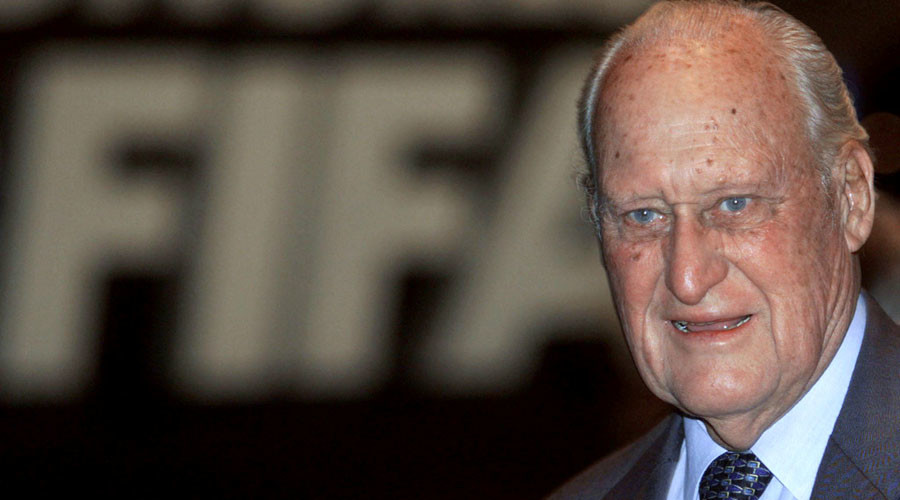 Joao Havelange the President of FIFA