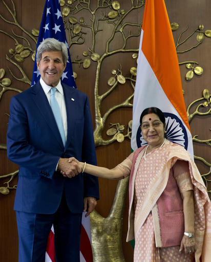 John Kerry Sushma Swaraj