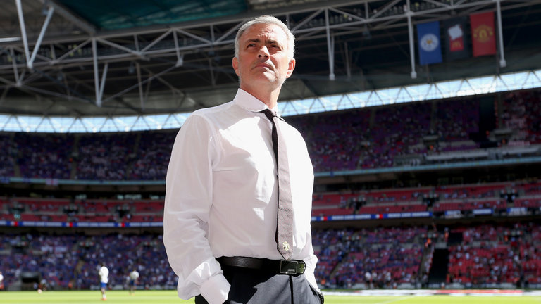 Jose Mourinho has dedicated Manchester United's Community Shield win to Louis van Gaal