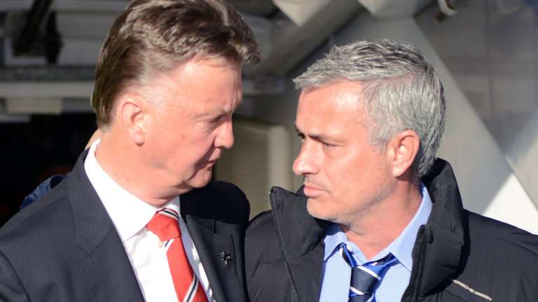 Jose Mourinho was Louis Van Gaal’s assistant at Barcelona