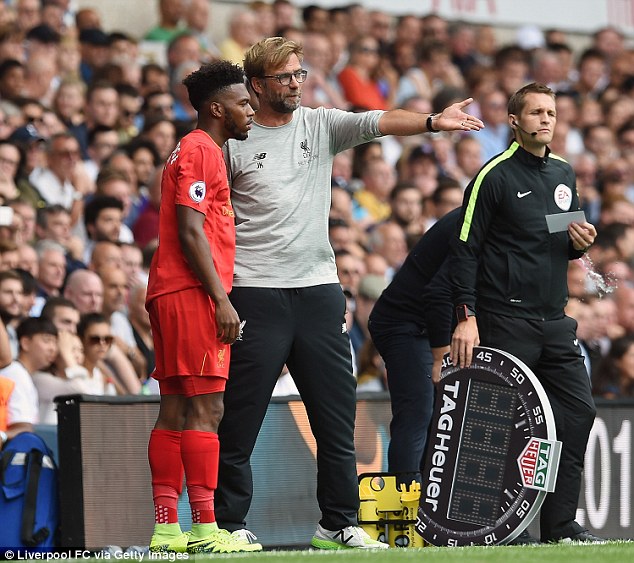 Jurgen Klopp insisted Daniel Sturridge would have chances to play at Liverpool