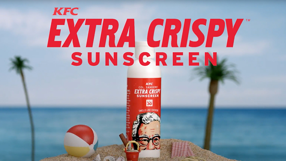 KFC's fried chicken-scented sunscreen sounds truly terrible