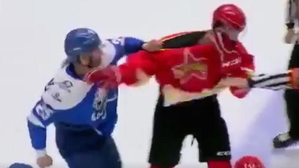 KHL Goon Damir Ryspayev fights every player on other team