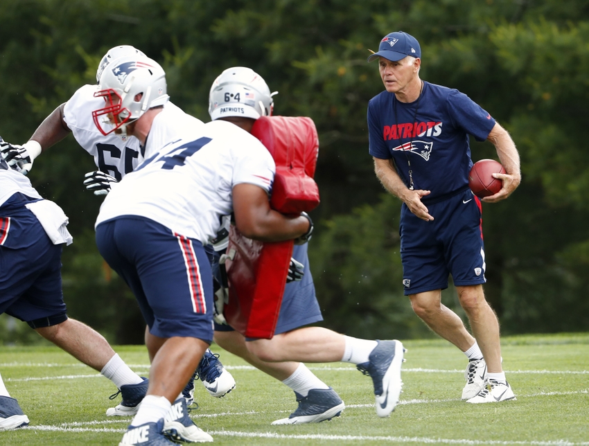 Watch New England Patriots Offensive Line In Joint Practices