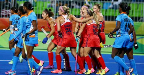 Indian women's hockey team lose 3-0 to USA