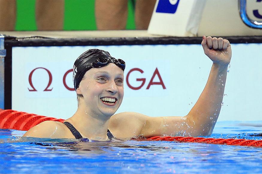 Rio 2016 Ledecky Wins Women's 800m Freestyle Gold in World Record