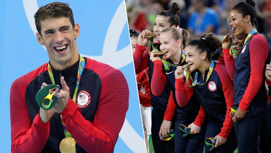 Michael Phelps U.S. women's gymnastics