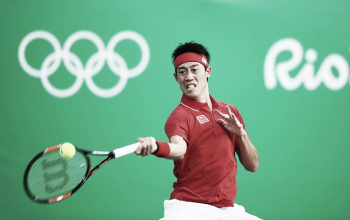 Rio 2016 Kei Nishikori defeats Gael Monfils to advance to the semifinals