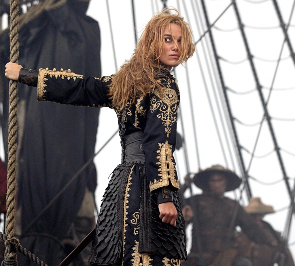 Keira Knightley as a blonde 2007’s “Pirates of the Caribbean At World’s End”