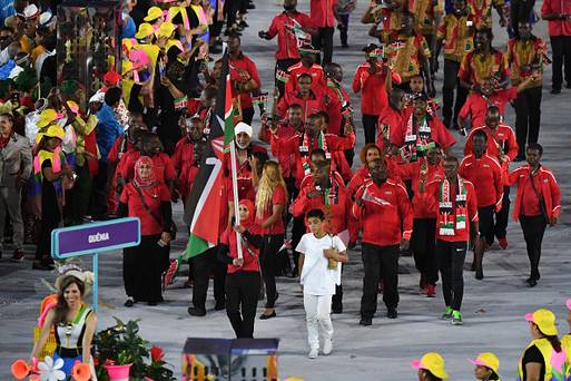 Kenya’s participation in the Olympics had been in doubt after 40 of its athletes failed drug tests over the past four years