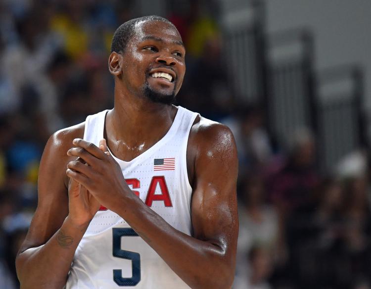 Kevin Durant found the remedy to his offseason anxiety in Rio