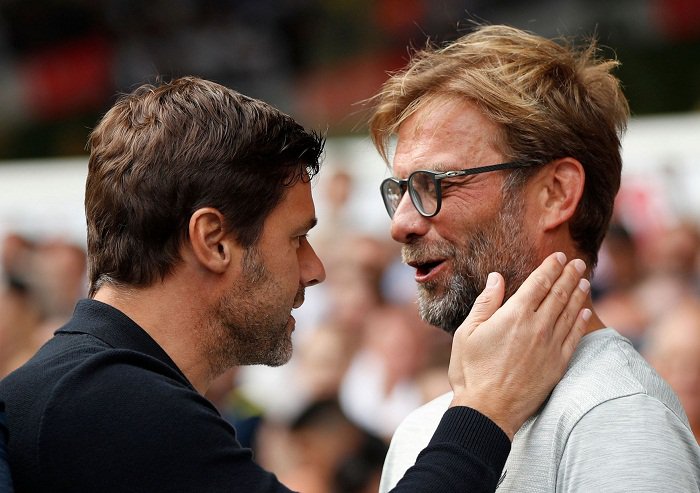 Tottenham-Hotspur-v-Liverpool-Klopp Pochettino