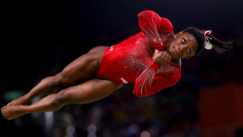 Simone Biles won the women's vault final in the Rio Olympic Arena setting a new mark for wins in a single Olympics by an American woman. Ryan Pierse  Getty Images