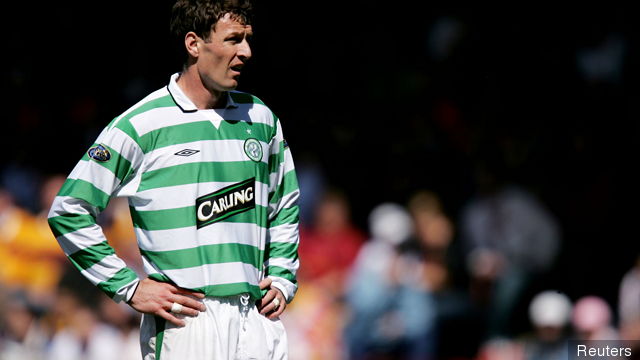 Chris Sutton- Celtic dejected